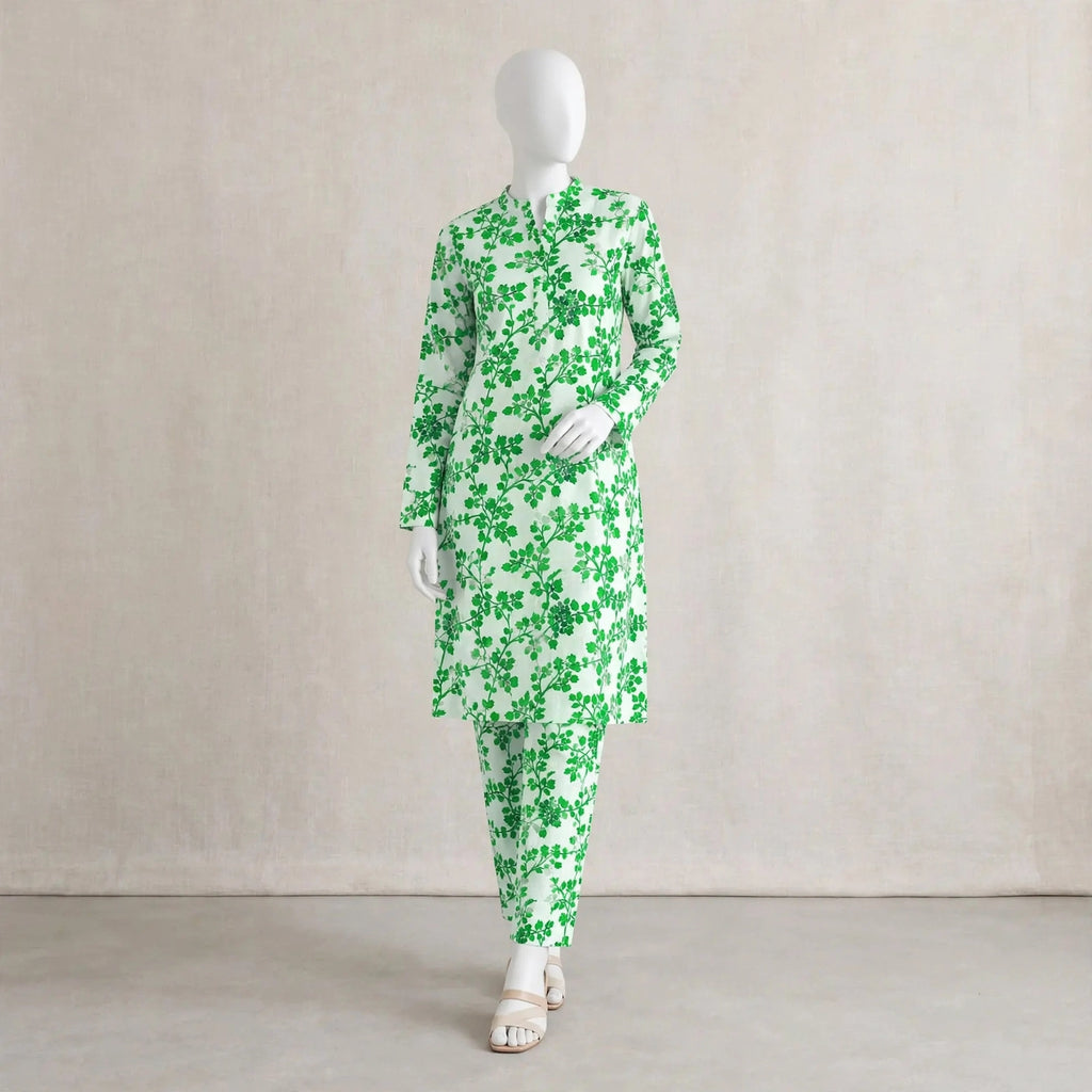 Women's Unstitched Printed 2-Piece Suit